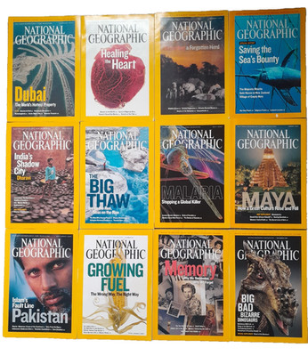 INDIVIDUAL NATIONAL GEOGRAPHIC MAGAZINES FROM 2007