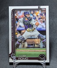 Drew Romo Rookie RC 2025 Topps Series 1 Baseball Card #296 Colorado Rockies