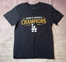 Fanatics 2020 L Los Angeles Dodgers World Series Champions Shirt Size Small MLB