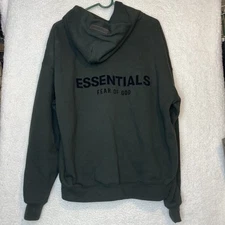 Fear of God Essentials Medium Hoodie streetwear Black