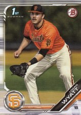 Lot of (100) 2019 Bowman Draft LOGAN WYATT 1st Rookie Card #BD-29 Giants