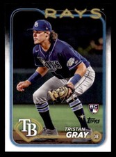 2024 Topps #483 Tristan Gray Tampa Bay Rays RC