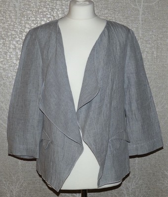 linen waterfall jacket