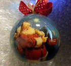 Vintage 1993 COCA COLA Santa Clause Christmas Ornament ~ 3” Ball ~ Coke Brand — photo 10