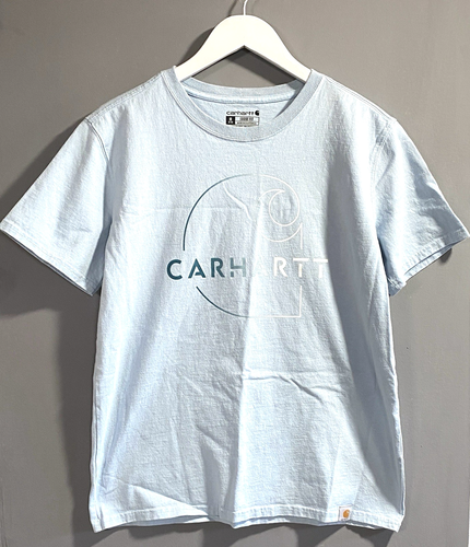 Carhartt Boy's T-Shirt Tee Blue Size Medium (8-10) 100% Cotton Relaxed Urbanwear - Picture 9 of 9