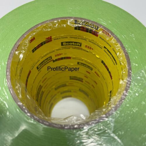 *12 CT* 3M Scotch 233+ Performance Green Masking Tape 18mm x 55mm Rolls (26334) - Picture 3 of 3