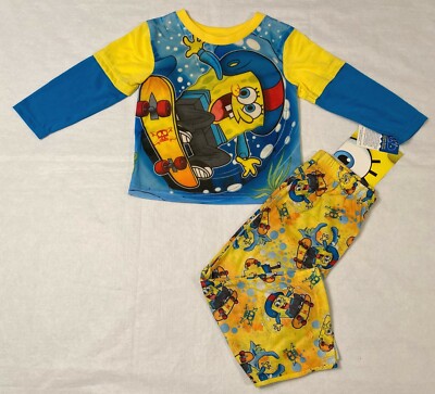 Boys Infant & Toddler 2 Piece Long Pajama Set: 12M-2T-3T-4T