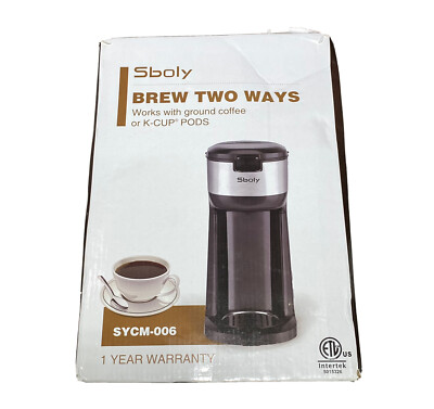 Sboly Brew Two Ways SYCM-006 Single Serve K Cup Coffee