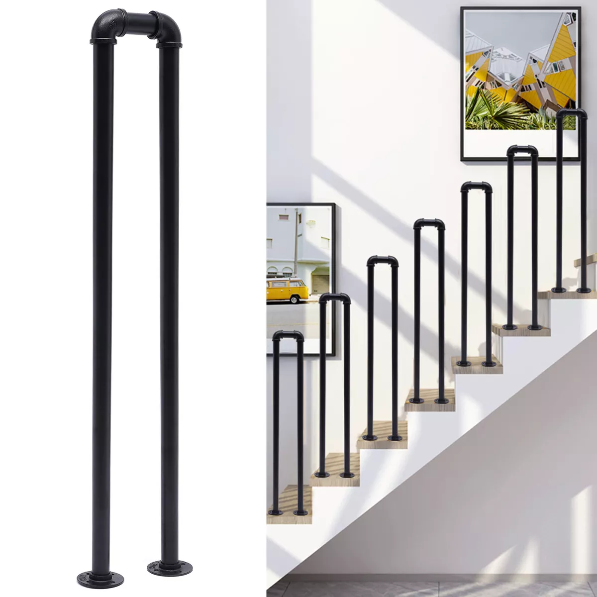 Stair Railing Kits for Interior Stairs and Balconies