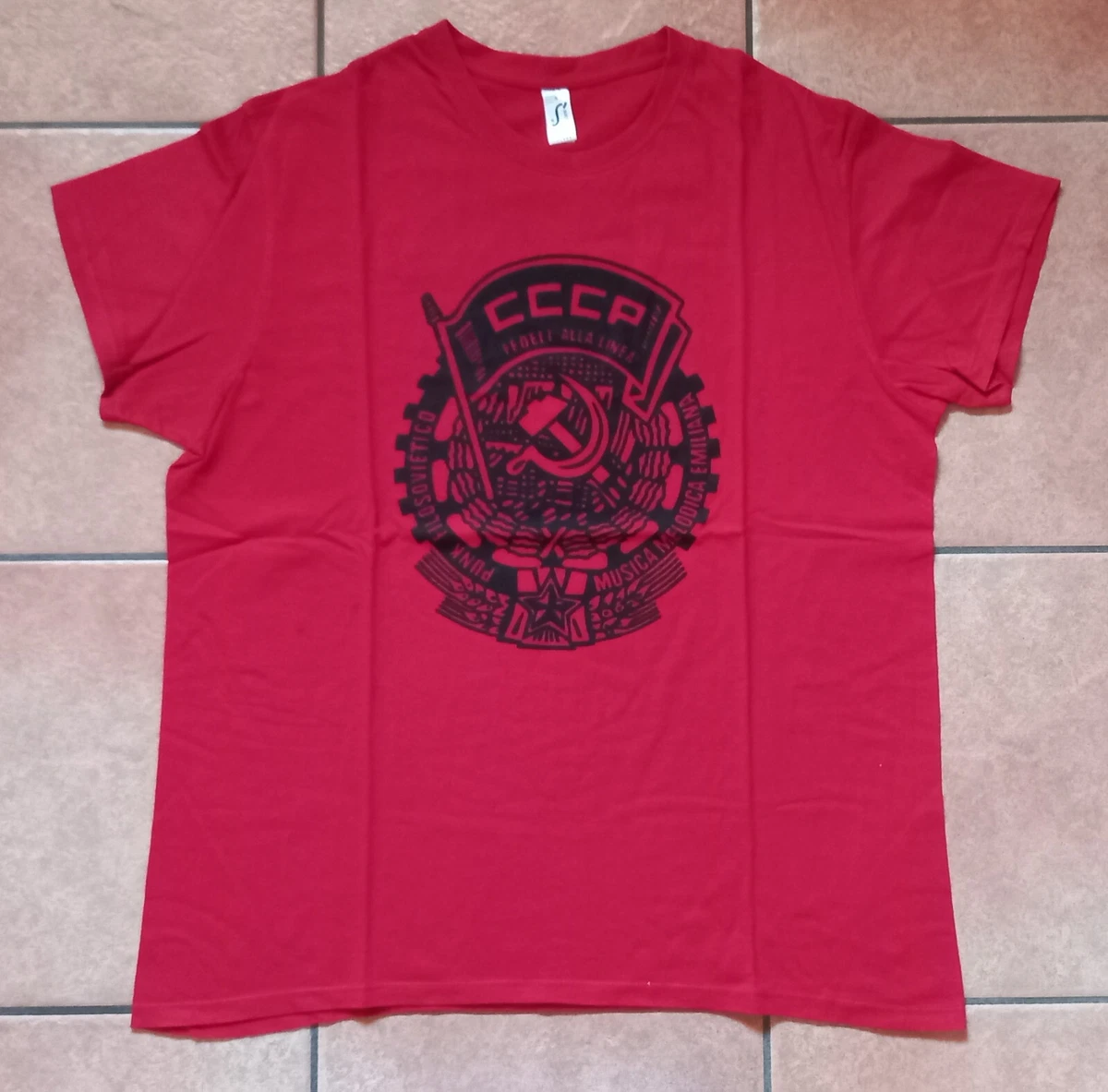 Blusa Moletom CCCP União Soviética Retrô Masculino - Vermelho Blusa Moletom CCCP União Soviética Retrô Masculino - Vermelho