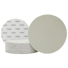 6-inch Hook & Loop Abrasive Foam Polish Discs - GRIT 5000 - Pack of 15 Discs