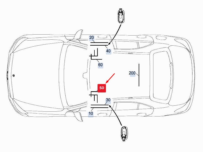 MERCEDES-BENZ GLC X253 Front Left Seat Wiring Harness A2055404544