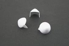 White Cone Studs 1/2" 13mm - Bag of 500 for denim and leather StudsAndSpikes