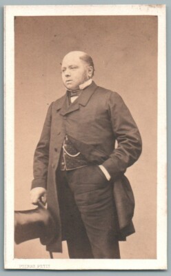 CDV 1860 man to identify, nobility. Pierre Petit photo in Paris. Photo Man Man