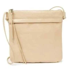 NWT Hobo International Leather Stark Vintage Crossbody Bag Parchment Cream
