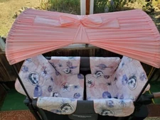 WonderFold W2 Luxe/Elite Set of Seat Covers,Mat Cover and Canopy CELESTiAL