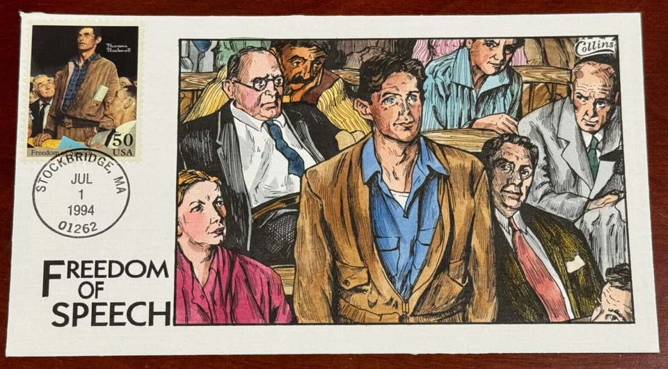 #2620-23 First Voyage of Columbus, Collins Hand-painted First Day Cover set of 4 - Image 4 of 4