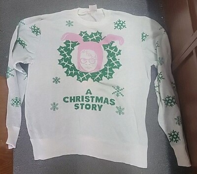 A Christmas Story Sweater Extra Large Ralphie Bunny Suit Costume