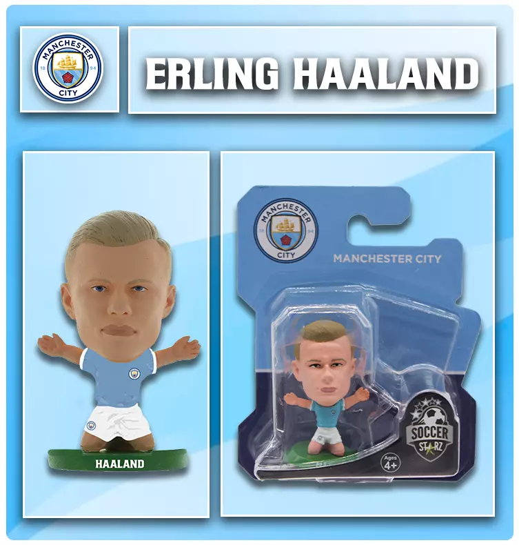 Erling Haaland Manchester City SoccerStarz Mini 2 Inch Figure