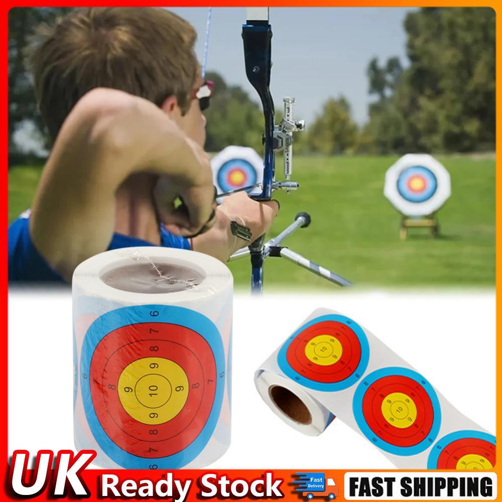 3 Inch Splatter Targets, 200 Pack Roll | Self-Adhesive Shooting & Archery Stickers For Range, Reactive Target Practice