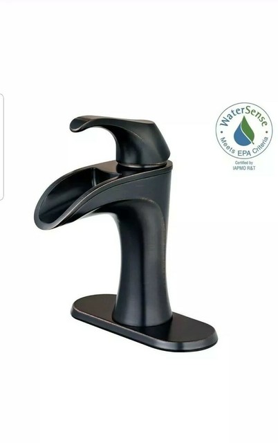 New Pfister Brea 4in Centerset 1 Handle Bathroom Faucet Tuscan