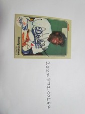 1983 Fleer Dusty Baker Signed Baseball Card Beckett Pre-Certified 