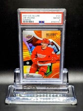 POP 1! Joe Veleno 2021 Upper Deck Allure Sunrise Rookie Red Wings #131 PSA 8