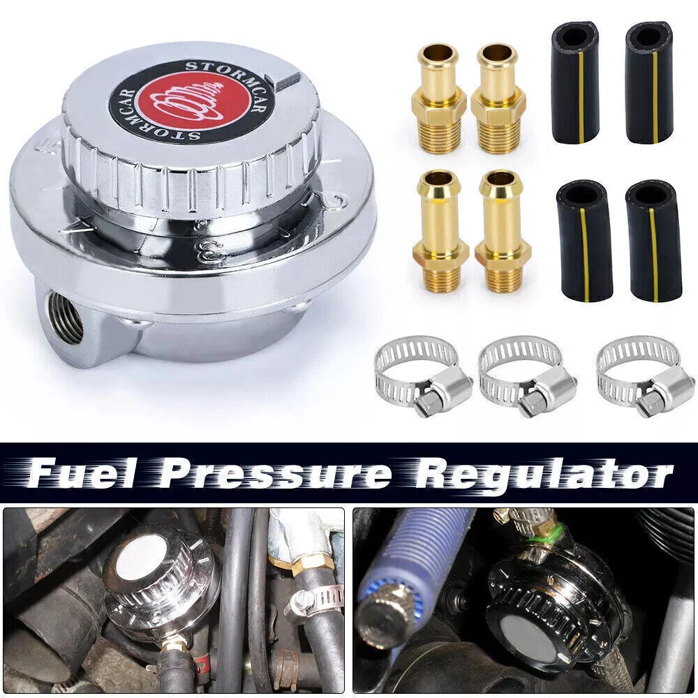 Brandstofdrukregelaar met meter FPR fuel pressure regulator
