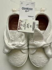 Oshkosh B Gosh Toddler Girl s Hilda White Sneaker Flats Size 5