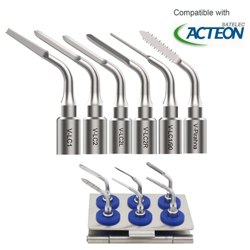 Dental Ultrasonic Surgery Tips Extraction Kit Acteon Satelec Piezotome 2 Cube - Picture 1 of 19