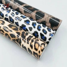 Leopard TPU Heat Transfer Vinyl Iron-on HTV Heat Press Film For T-Shirt Clothing