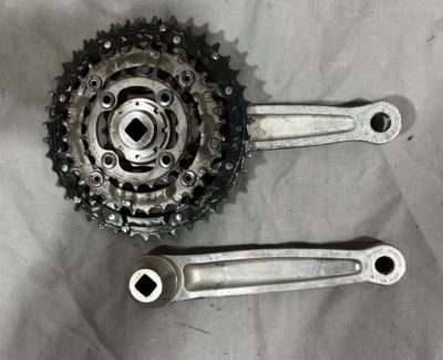 Vintage Shimano Deore LX FC-M569 175mm 44/32/22 Mountain Bike