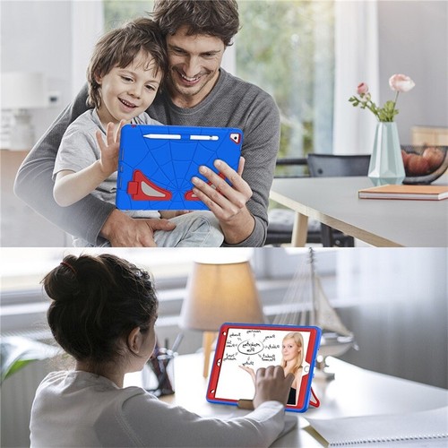 For iPad 5 6 7 8 9 10 11th Gen Air Pro 11 Kids Spider-Man Case Shockproof Cover - Picture 46 of 132