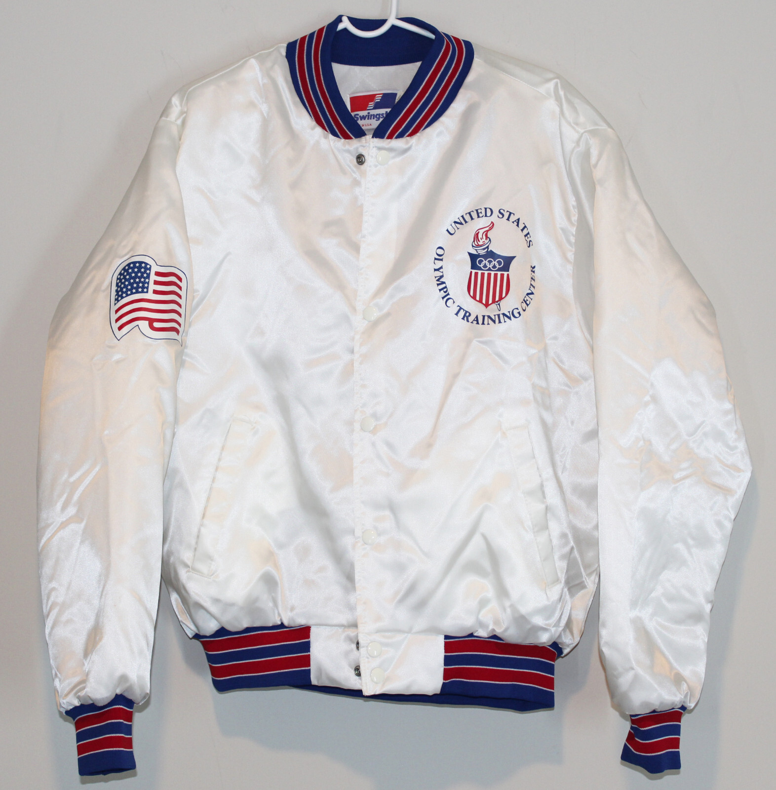 Veste USA Olympics 1992 Barcelona - Veste Swingster Color Block Taille L Neuve NWT