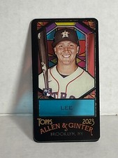 KOREY LEE 2023 TOPPS ALLEN & GINTER #126 ROOKIE STAINED GLASS /25 MINI AStros
