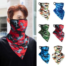 Unisex Ice Silk Face Cover Cycling Mask Headscarves Neck Tube Scarf Headwear↔