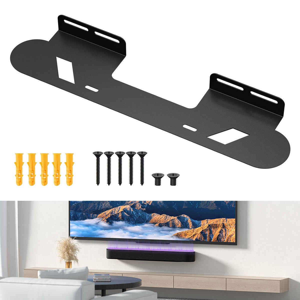 Soundbar Wall Mount Bracket Fit for Sonos Beam Gen 1 & Gen 2