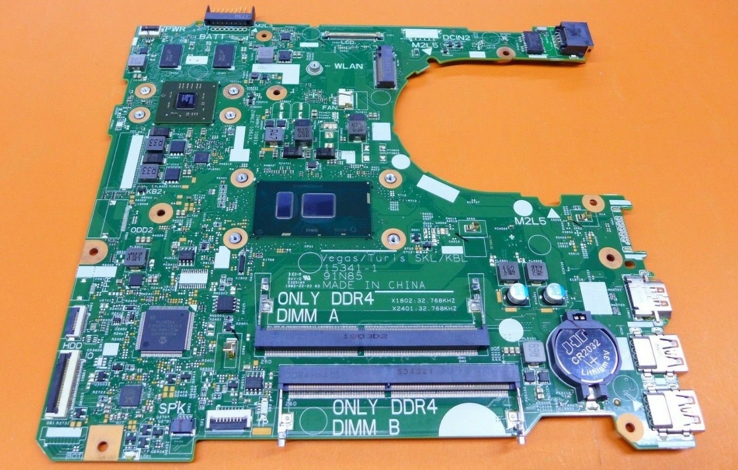 Dell Inspiron 3467 3567 Laptop Motherboard i7-7500U DDR4 YHRCR