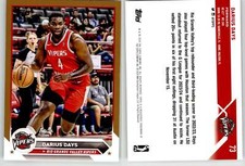 Darius Days 2023-24 Topps G-League Bronze #73 /199 Valley Vipers