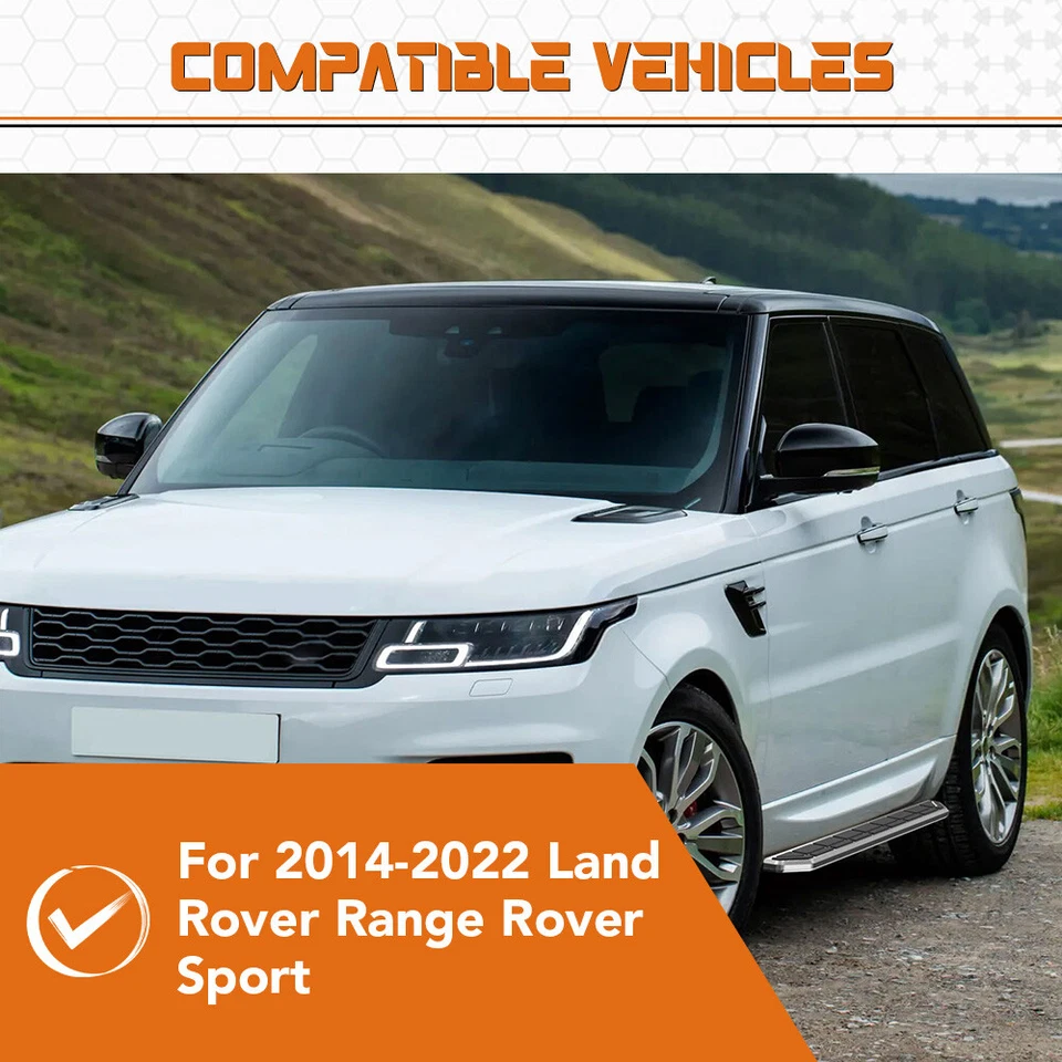 500lbs Side Steps Running Boards For 2014-2022 Land Rover Range Rover Sport - Image 2 of 4