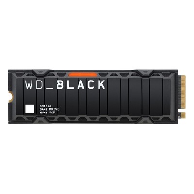 WD_BLACK SN850X Heatsink SSD 2TB M.2 2280 PCIe Gen4 NVMe Internes Solid-State-Mo