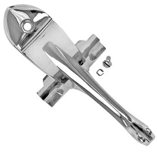 1965 1966 1967 1968 Chevy Impala Rear View Mirror Bracket Chrome Metal M1036K