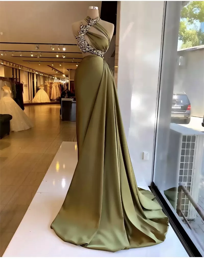 Olive green hotsell dress
