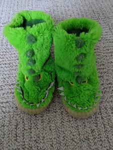green monster slippers