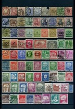 Allemagne - 162 timbres - Tous différents - 2 scans+