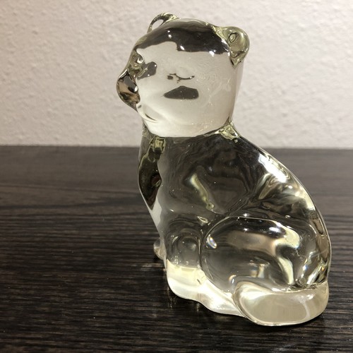 Cat Glass Figurine Action International LTD Paperweight Crystal Clear - Picture 8 of 12