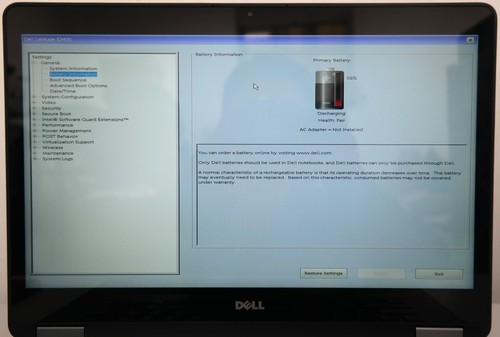Dell Latitude E7470 i7-6600U 2.60GHz 16GB RAM 500GB SSD 14in QHD Touch NO OS !!! - Picture 4 of 11