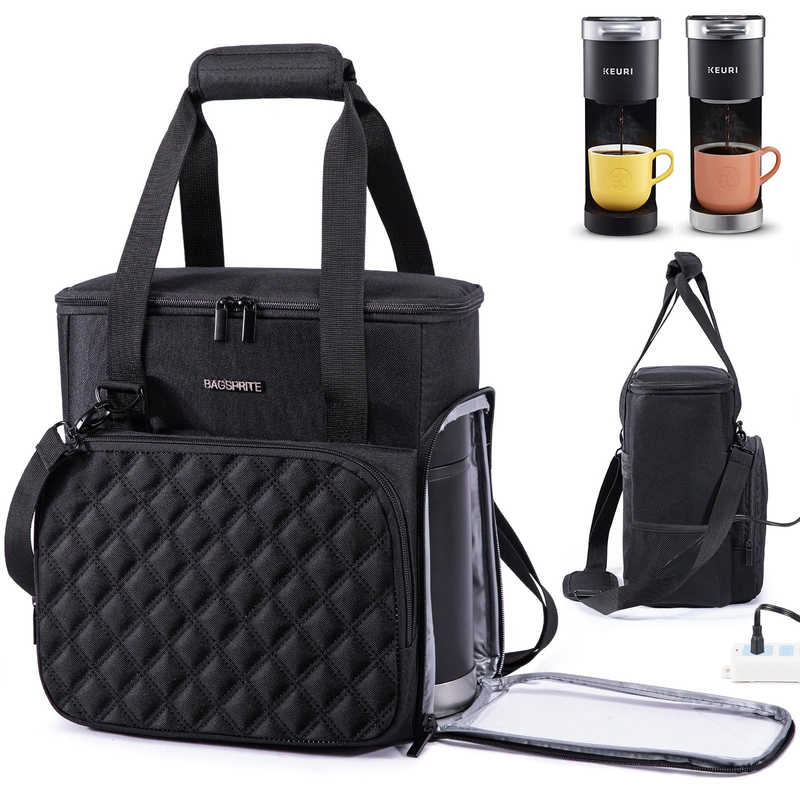 Carrying Case For Keurig Fit K-mini, Black