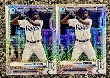 2021 Bowman Chrome - Prospects Jhonny Piron #BCP-239 Mojo Refractor RC (2)