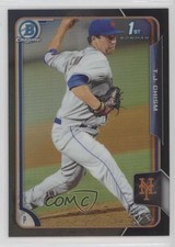 2015 Bowman Chrome Prospects Asia Exclusive Black Refractor TJ Chism #BCP77 3a3